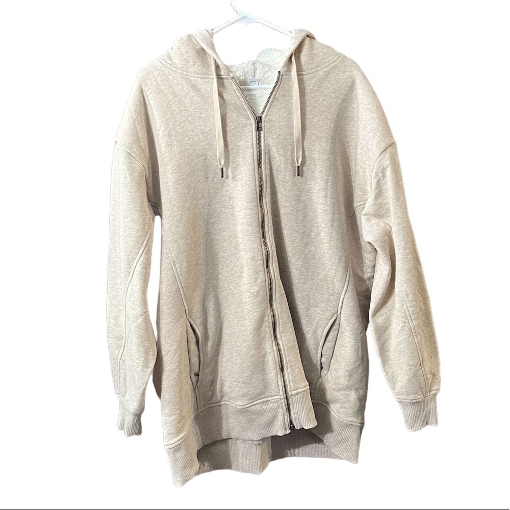 3/$30🖤Old Navy Fleece lined Zip up hoodie Size Large Tall